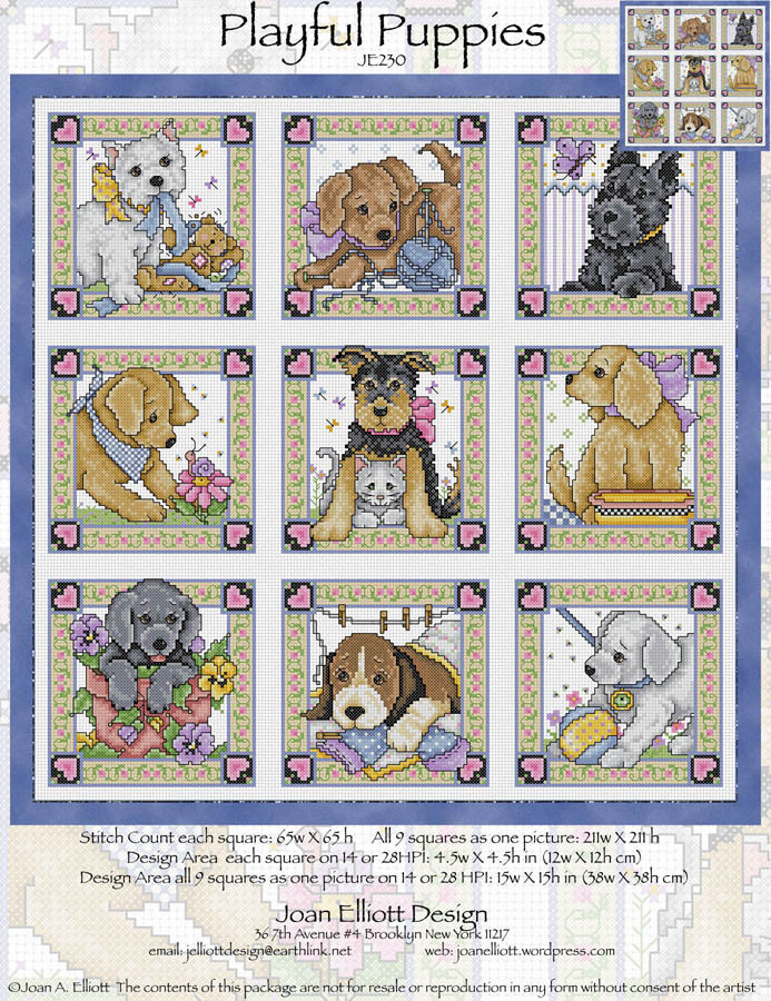 (image for) Nine Playful Puppies
